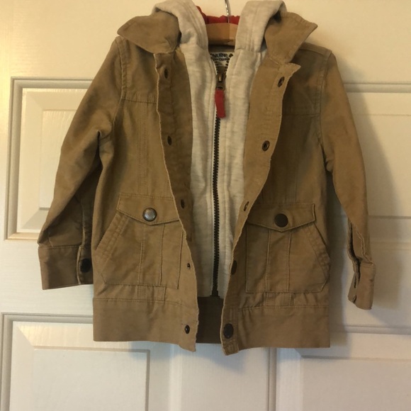 Oshkosh 2T corduroy jacket with hood - Picture 3 of 4